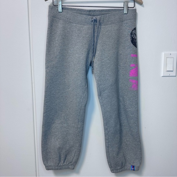 TNA Cropped/Capri Fleece Sweatpants with Drawstring - Small - Picture 1 of 5
